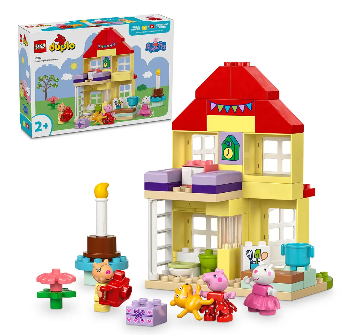 LEGO Duplo Peppa Pig Birthday House Playset 10433 (59 Pieces)