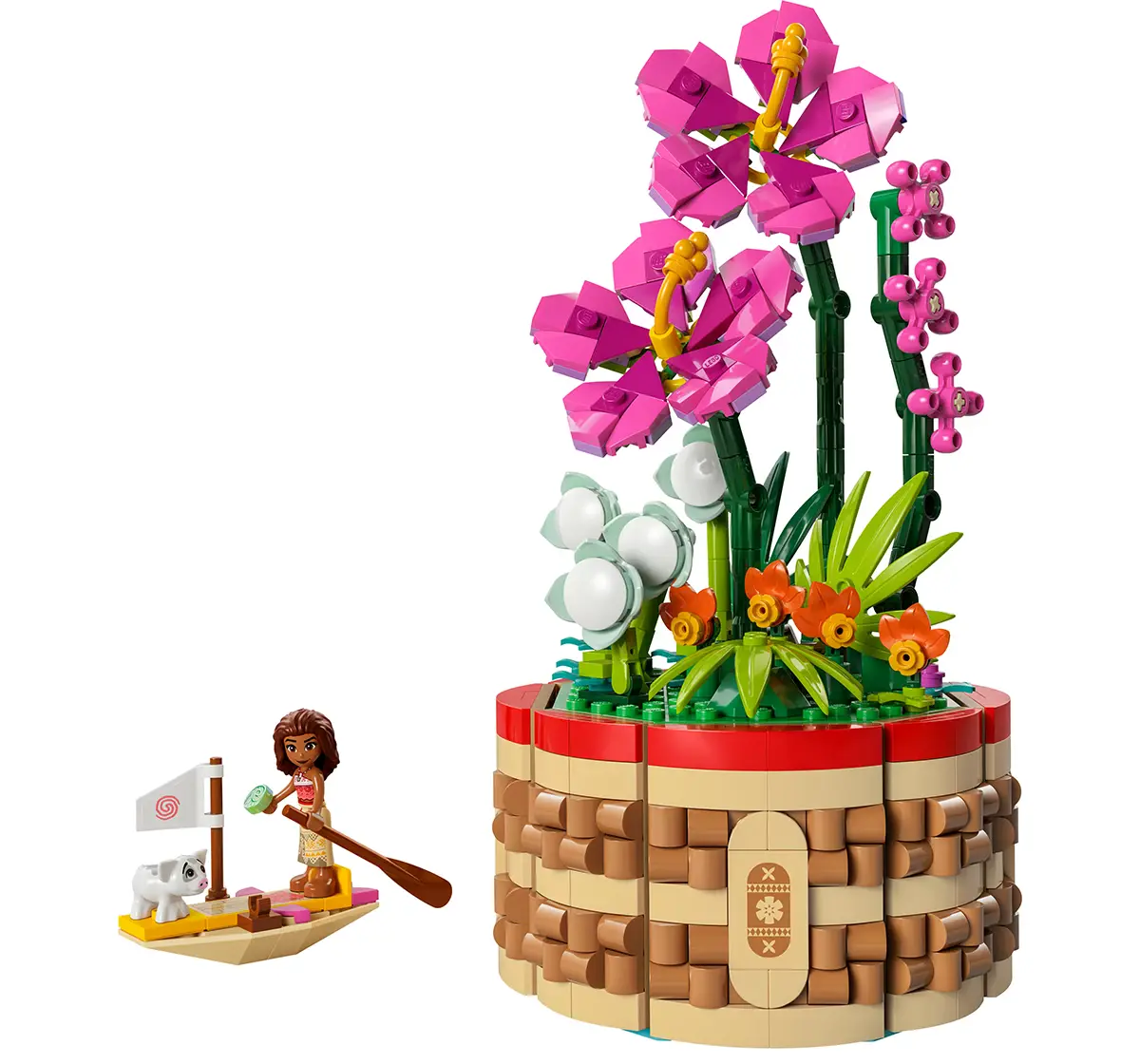 LEGO Disney Moana's Flowerpot Buildable Flower Toy 43252 (619 Pieces)