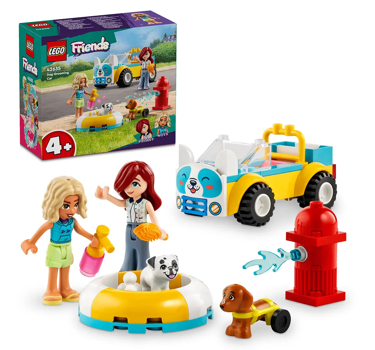 LEGO Friends Dog-Grooming Car, Vehicle Playset 42635 (60 Pieces)