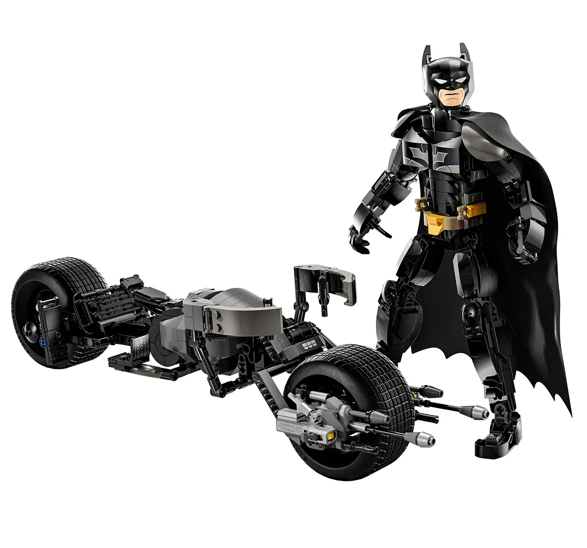 LEGO Dc Batman: Batman Construction Figure & The Bat-Pod Bike 76273 (713 Pieces)