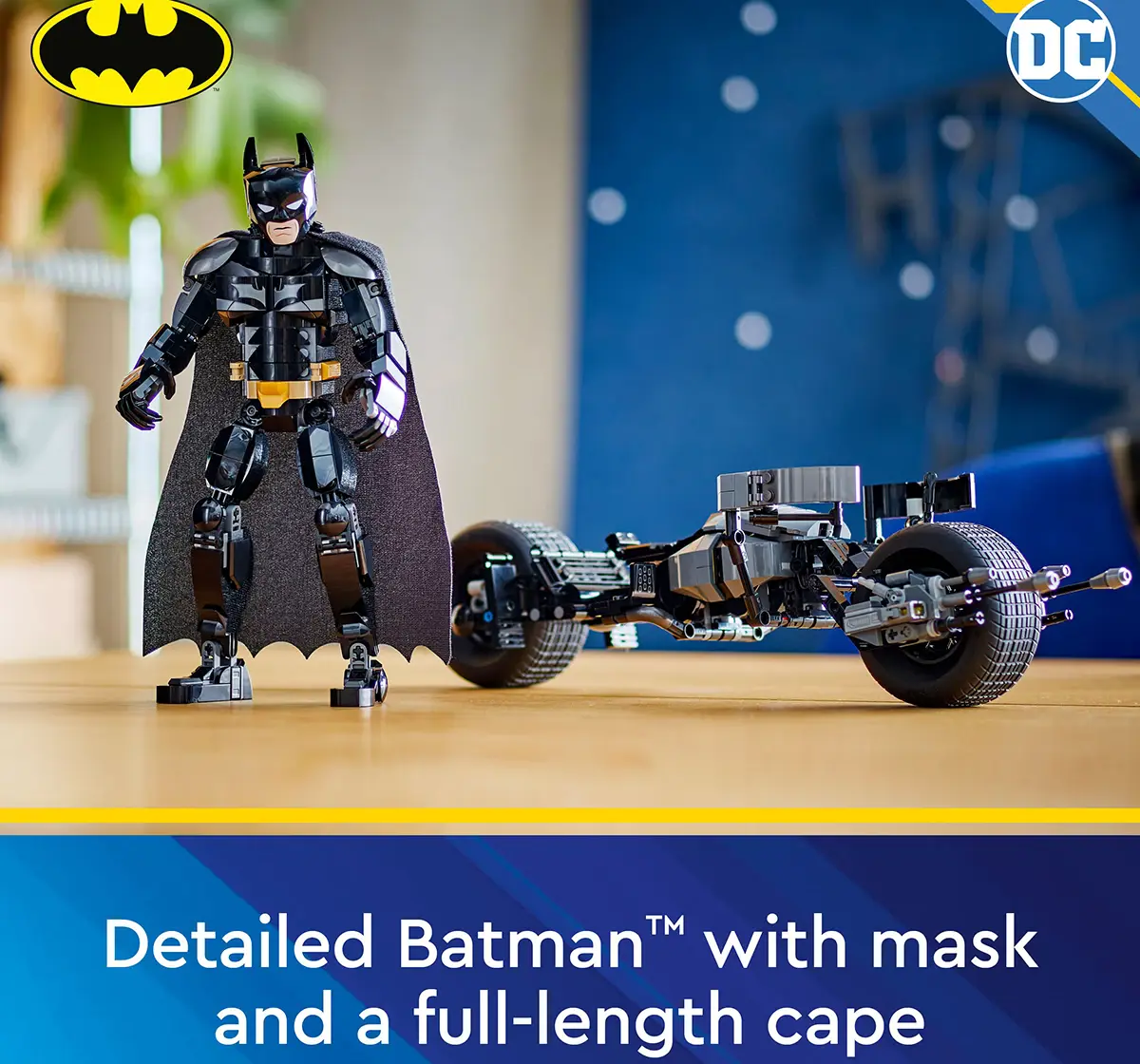 Lego Dc Batman: Batman Construction Figure & The Bat-Pod Bike 76273 ...