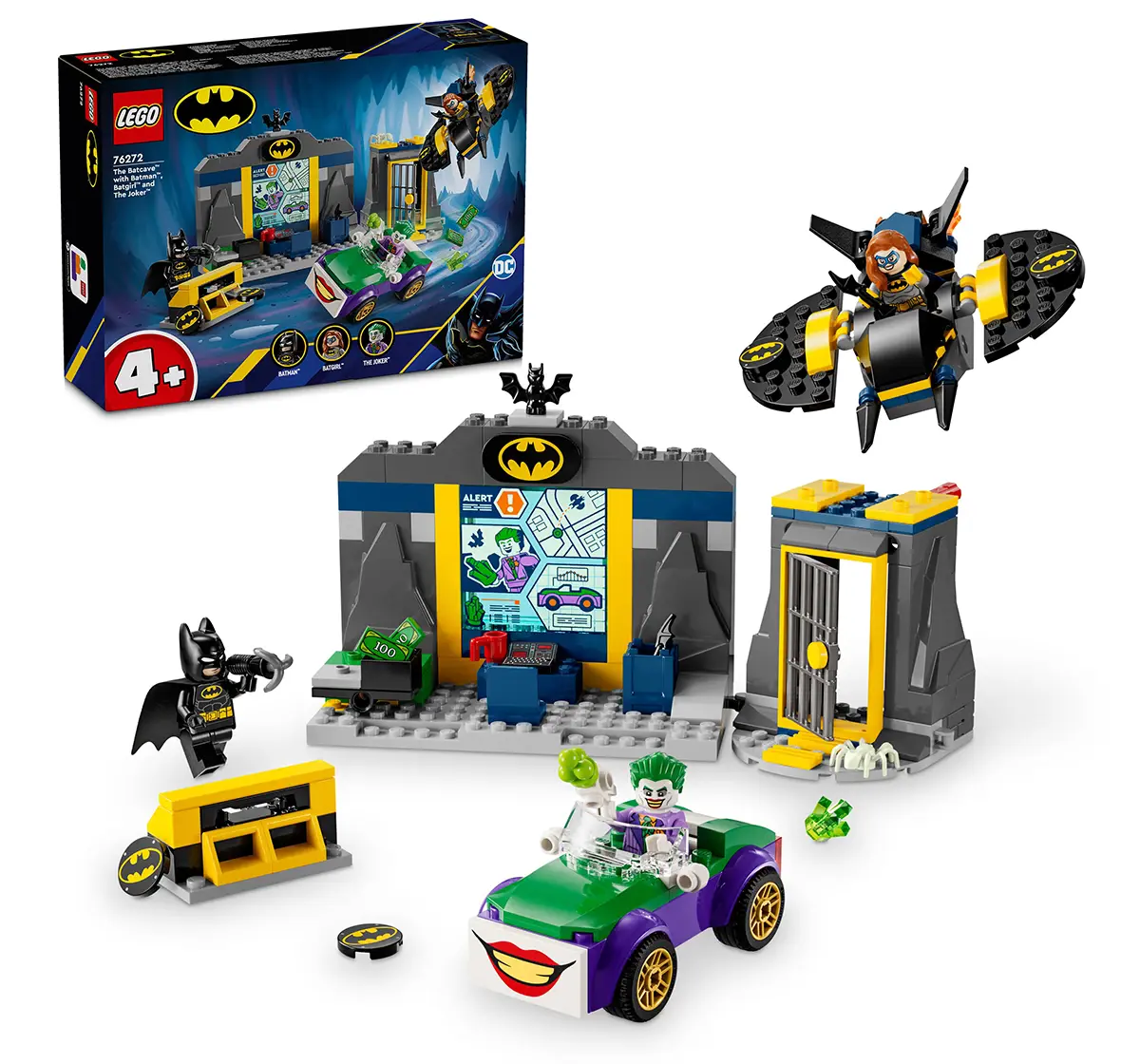 LEGO Dc Batman The Batcave With Batman, Batgirl & The Joker 76272 (184 Pieces)