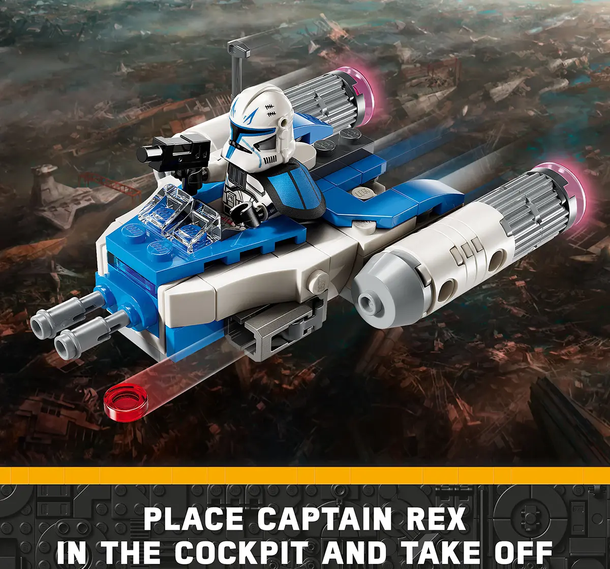 LEGO Star Wars Captain Rex Y-Wing Microfighter Set 75391 (99 Pieces)