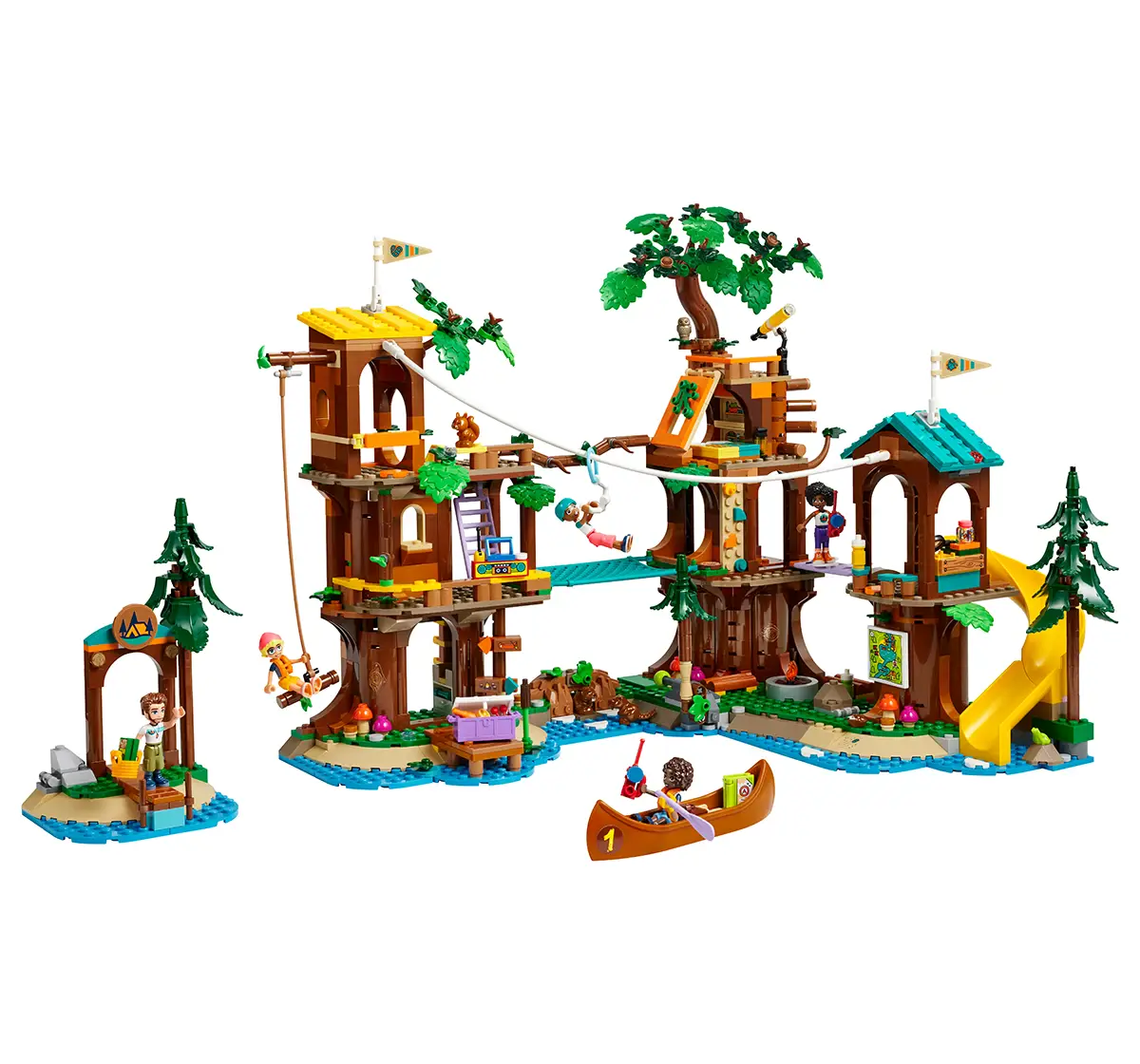 LEGO Friends Adventure Camp Tree House Playset 42631 (1128 Pieces)