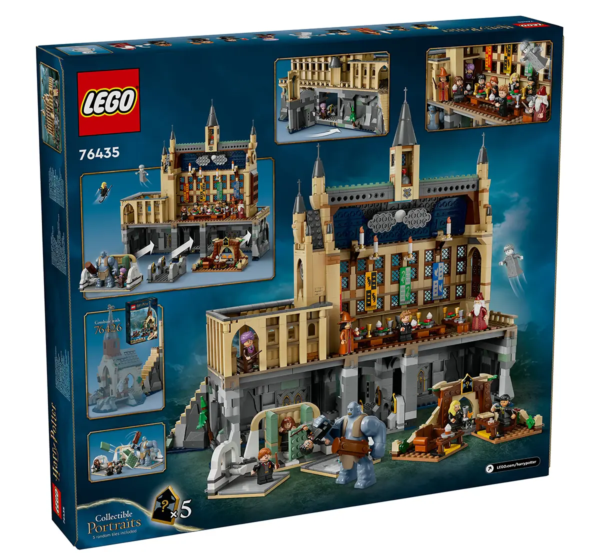 LEGO Harry Potter Hogwarts Castle: The Great Hall 76435 (1732 Pieces)