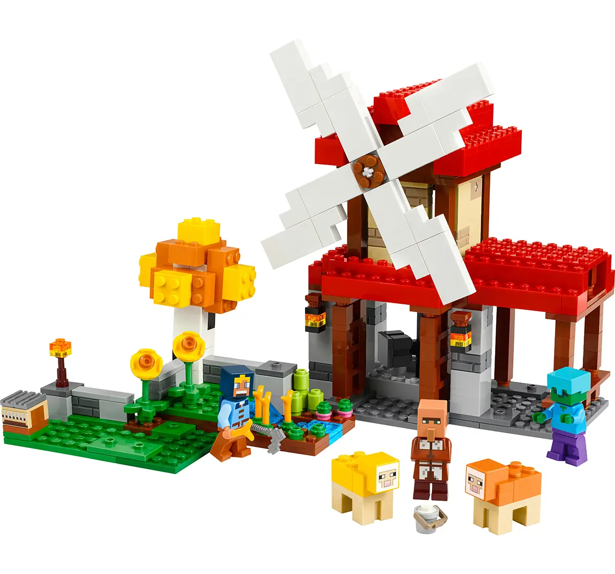 LEGO Minecraft The Windmill Farm Video-Game Set Gift 21262 (462 Pieces)