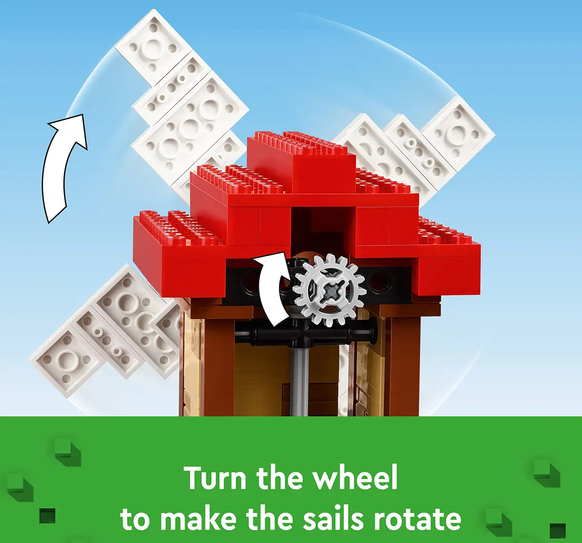 LEGO Minecraft The Windmill Farm Video-Game Set Gift 21262 (462 Pieces)