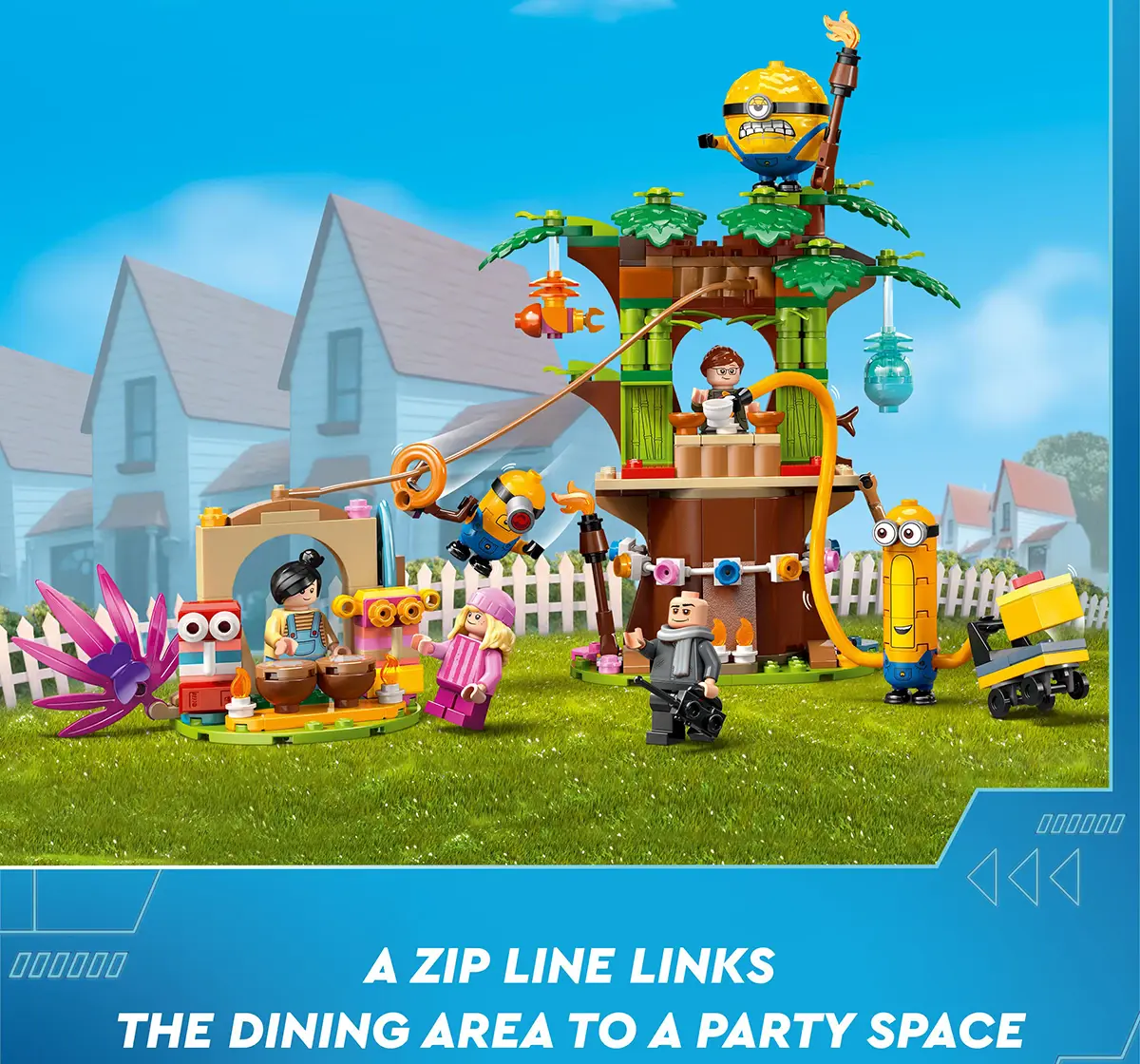 LEGO Despicable Me 4 Minions And Gru'S Family Mansion 75583 (868 Pieces)
