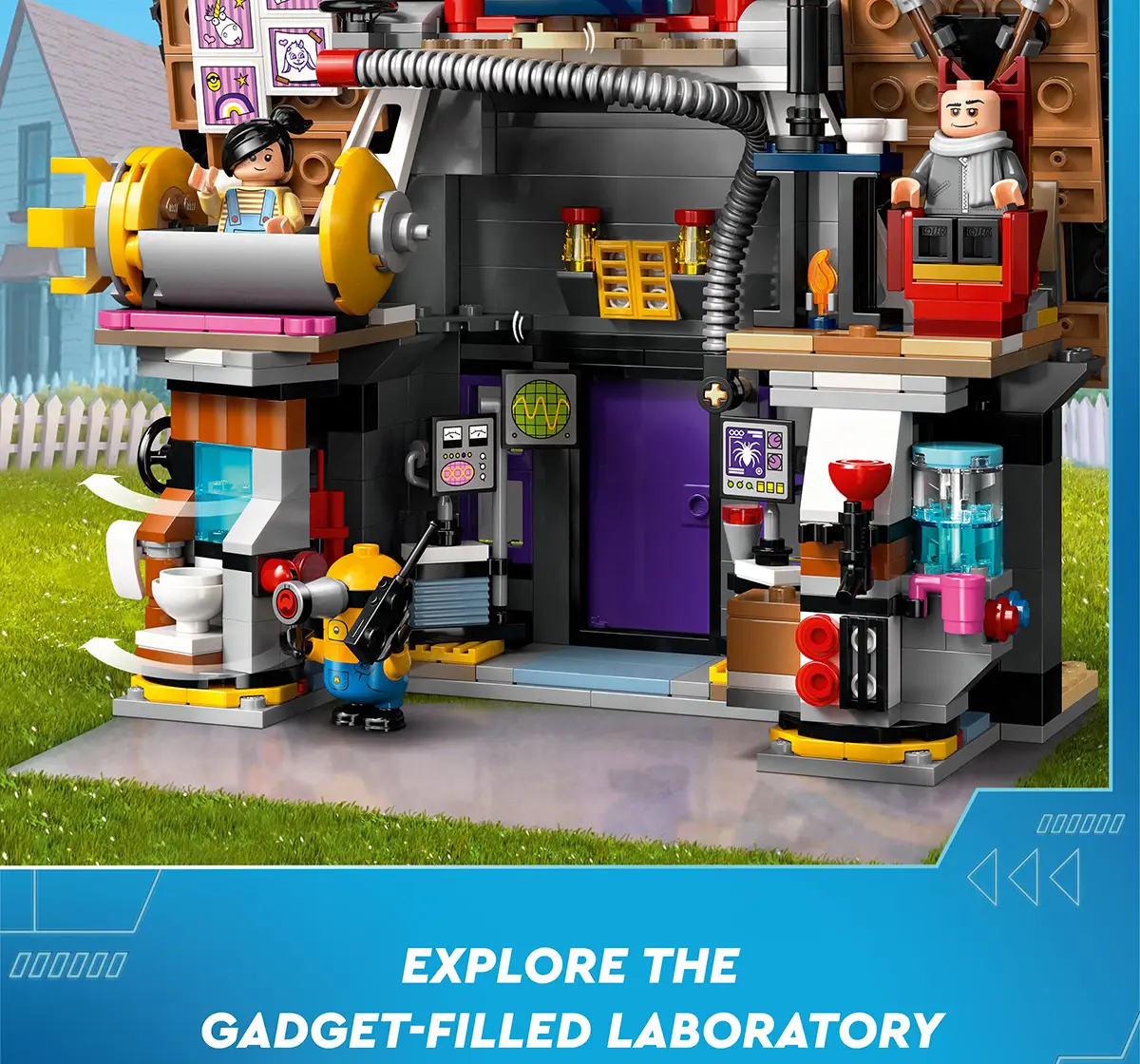 LEGO Despicable Me 4 Minions And Gru'S Family Mansion 75583 (868 Pieces)