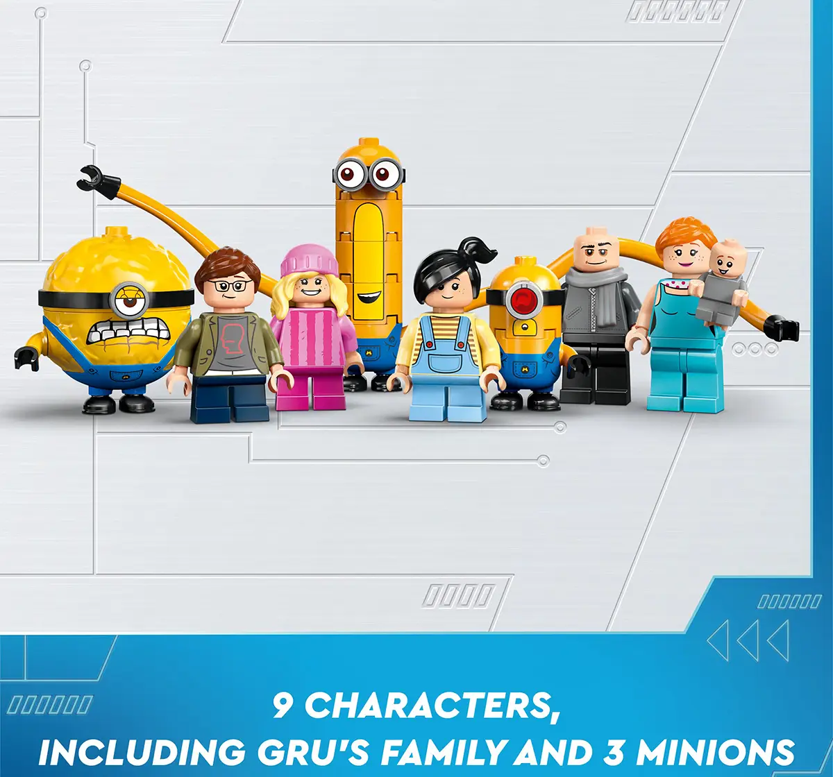 LEGO Despicable Me 4 Minions And Gru'S Family Mansion 75583 (868 Pieces)