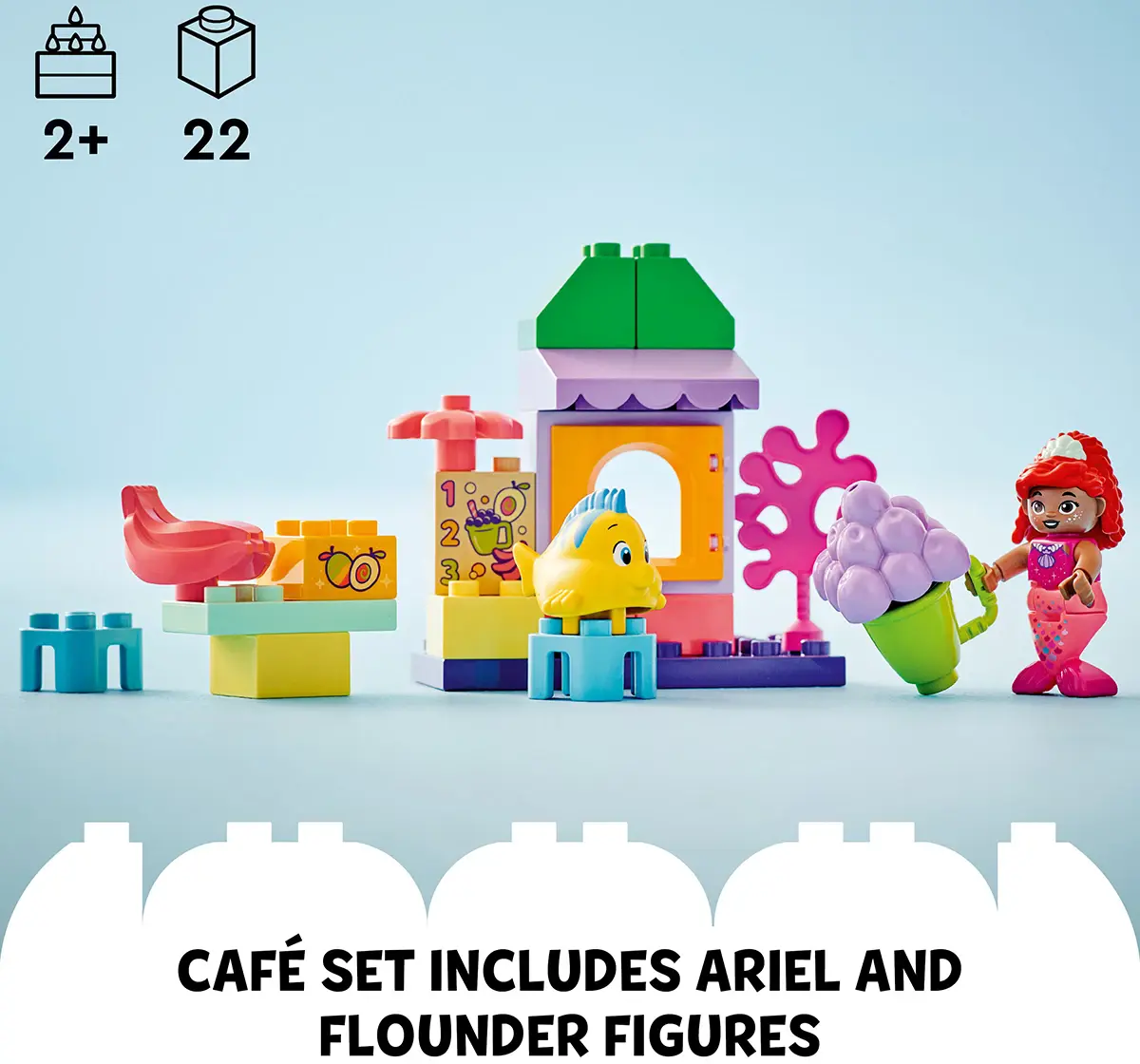 Lego Duplo Disney Ariel And Flounder's Café Stand 10420 (22 Pieces)