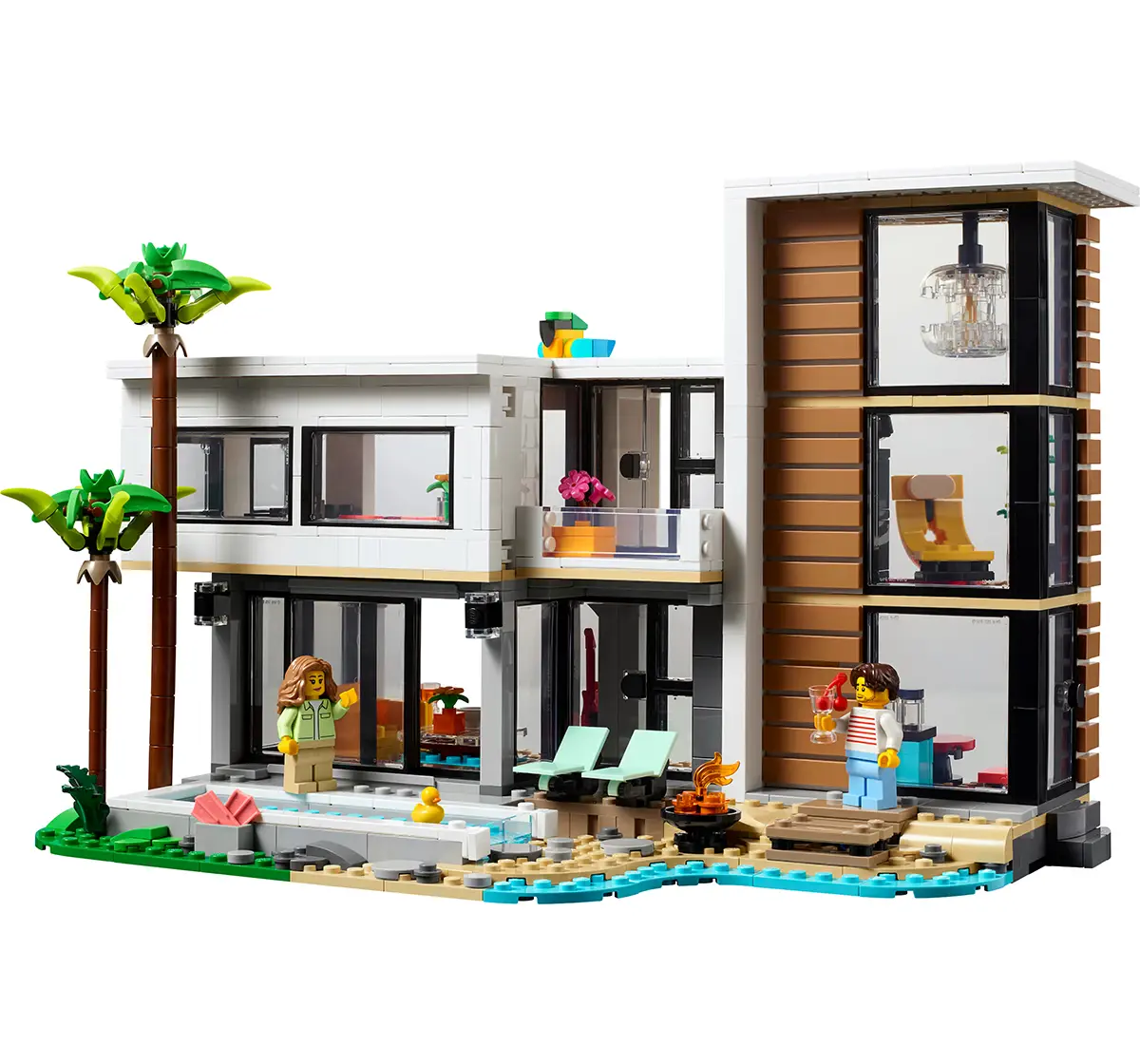 LEGO Creator 3In1 Modern House Toy Playset For Kids 31153 (939 Pieces)