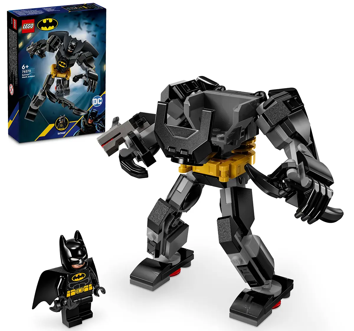 LEGO Dc Batman: Batman Mech Armor Super-Hero Toy 76270 (140 Pieces)