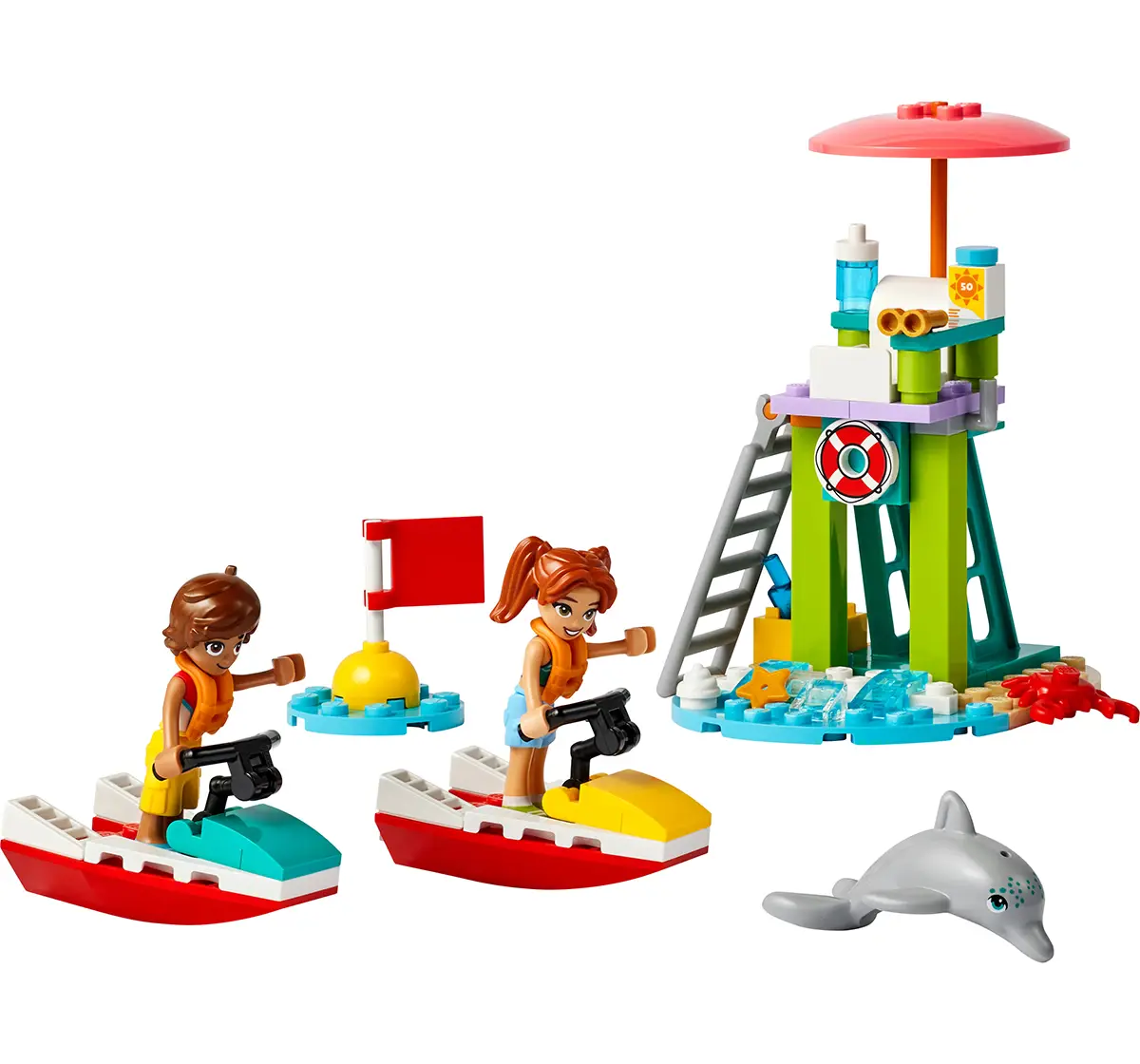 LEGO Friends Beach Water Scooter Lifeguard Toy 42623 (84 Pieces)