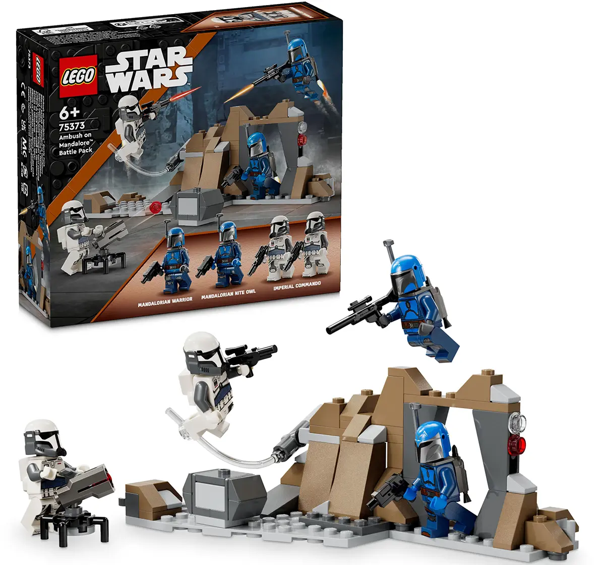 LEGO Star Wars Ambush On Mandalore Battle Pack Set 75373 (109 Pieces)