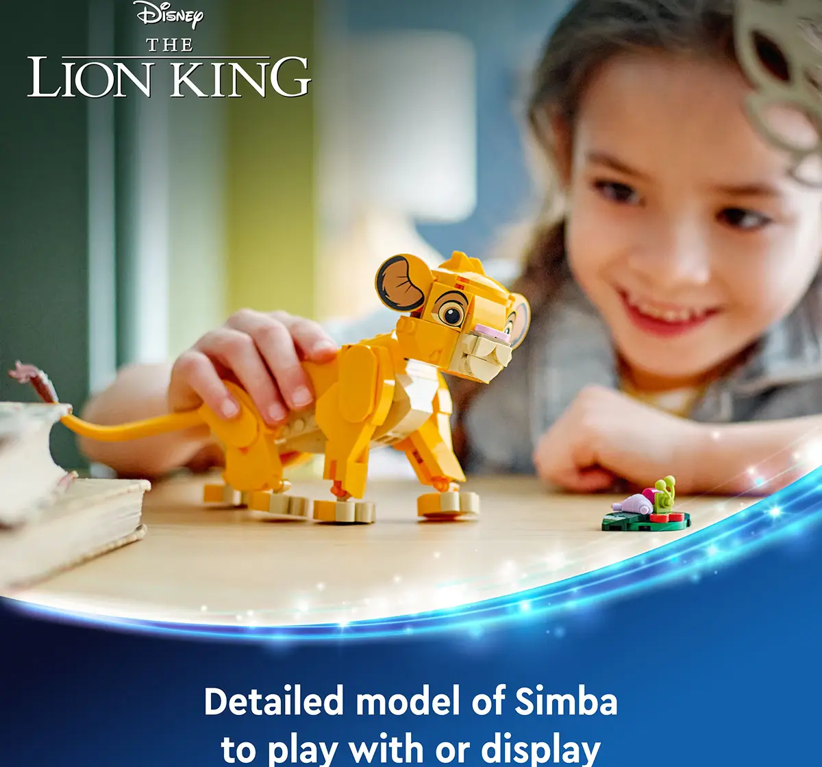 LEGO Disney Simba The Lion King Cub Fun Gift Idea 43243 (222 Pieces)