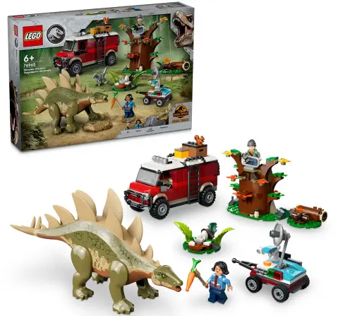 LEGO Jurassic World Dinosaur Missions: Stegosaurus Discovery 76965 (420 Pieces)