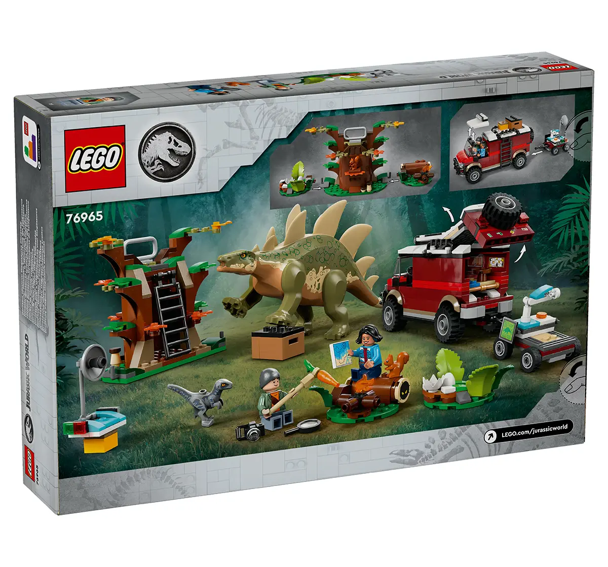 LEGO Jurassic World Dinosaur Missions: Stegosaurus Discovery 76965 (420 Pieces)