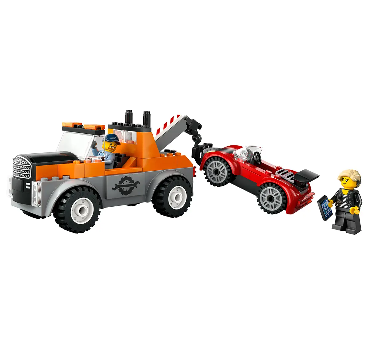 LEGO City Tow Truck And Sports Car Repair Toy Playset 60435 (101 Pieces)