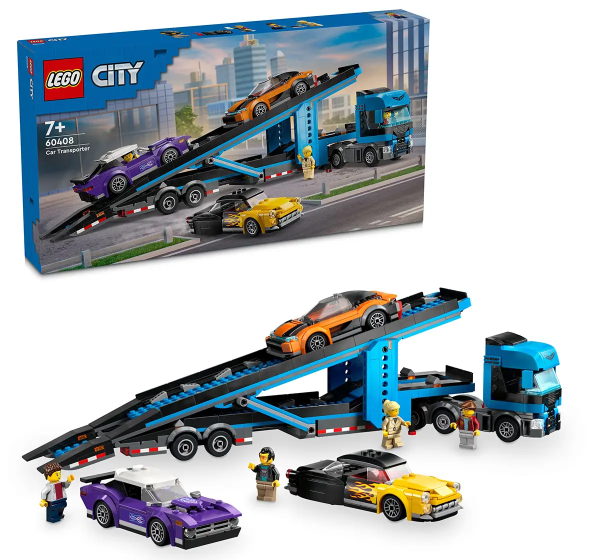 LEGO City Car Transporter Truck With Sports Cars 60408 (998 Pieces)