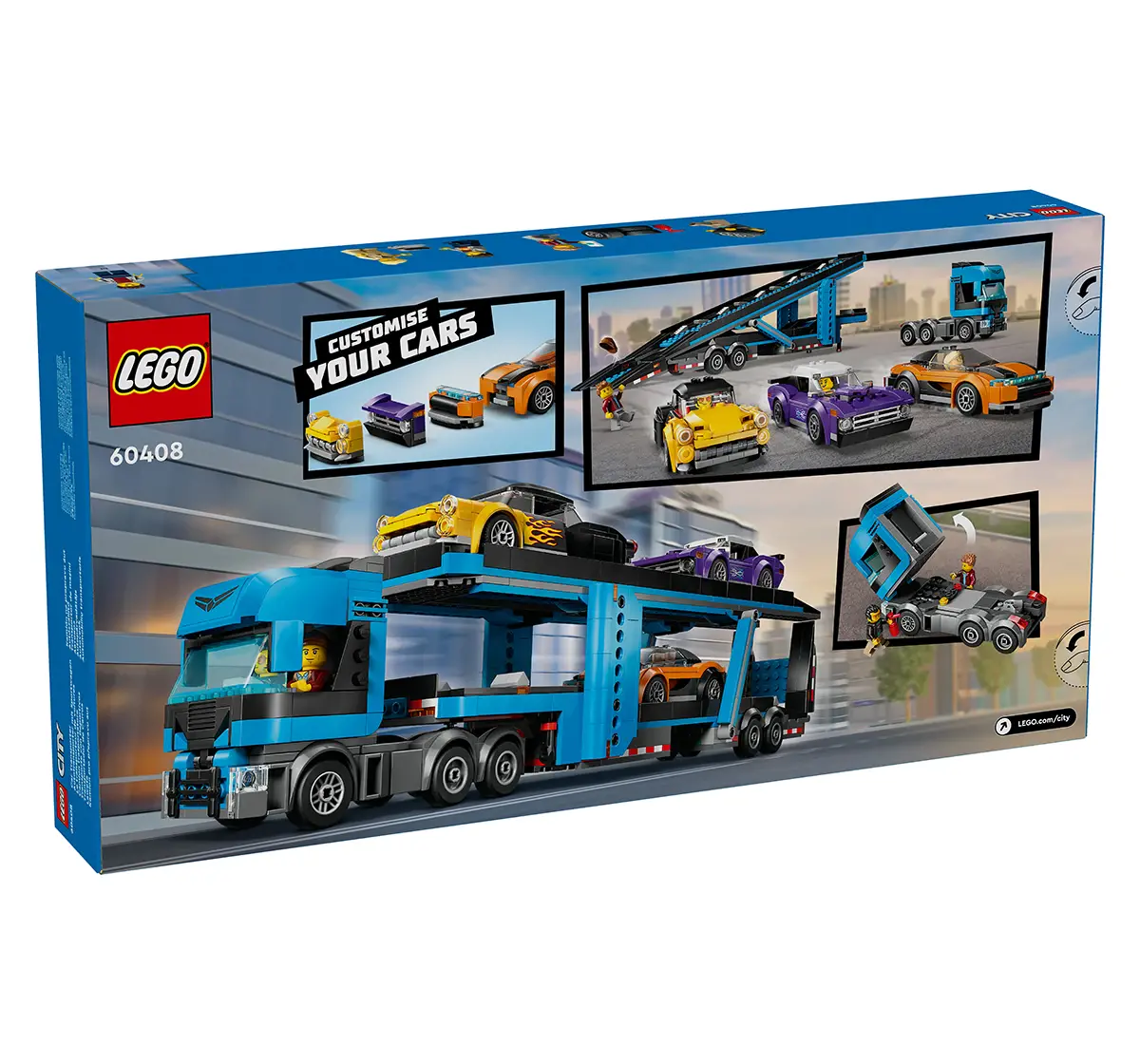 LEGO City Car Transporter Truck With Sports Cars 60408 (998 Pieces)