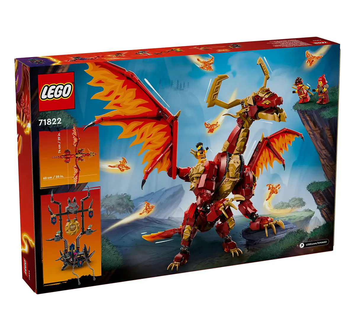 LEGO Ninjago Source Dragon Of Motion Adventure Toy 71822 (1716 Pieces)