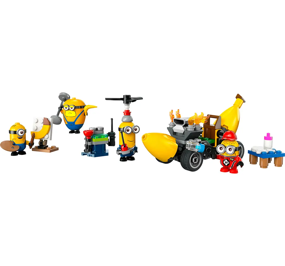 LEGO Despicable Me 4 Minions And Banana Car Toy 75580 (136 Pieces)