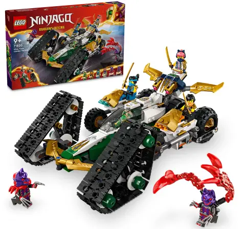 LEGO Ninjago Ninja Team Combo Vehicle 4-In-1 Toy 71820 (576 Pieces)