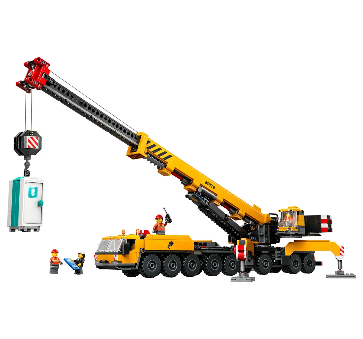 LEGO City Yellow Mobile Construction Crane Toy Set 60409 (1116 Pieces)