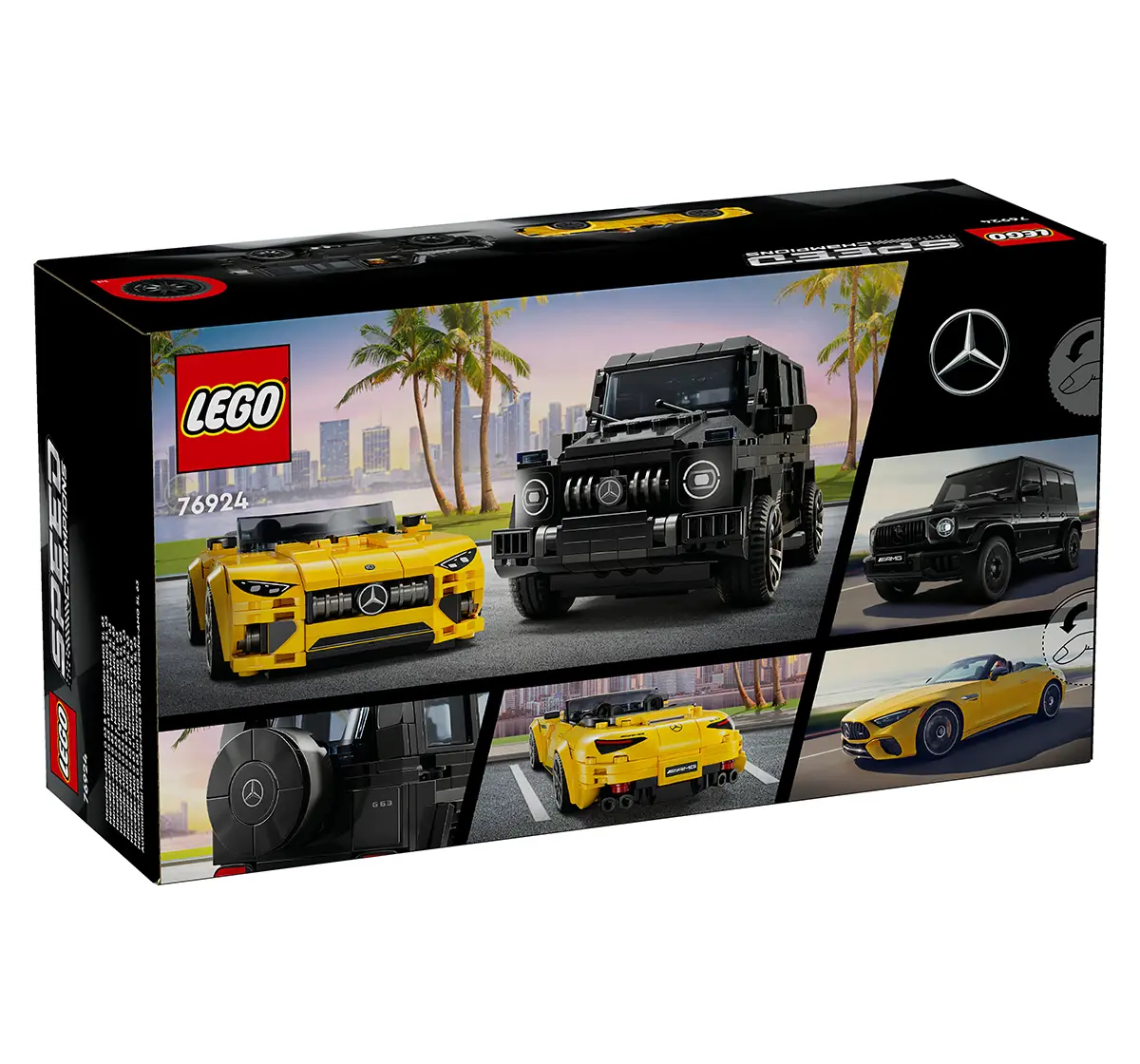 LEGO Speed Champions Mercedes-Amg G 63 & Mercedes-Amg Sl 63 76924 (808 Pieces)