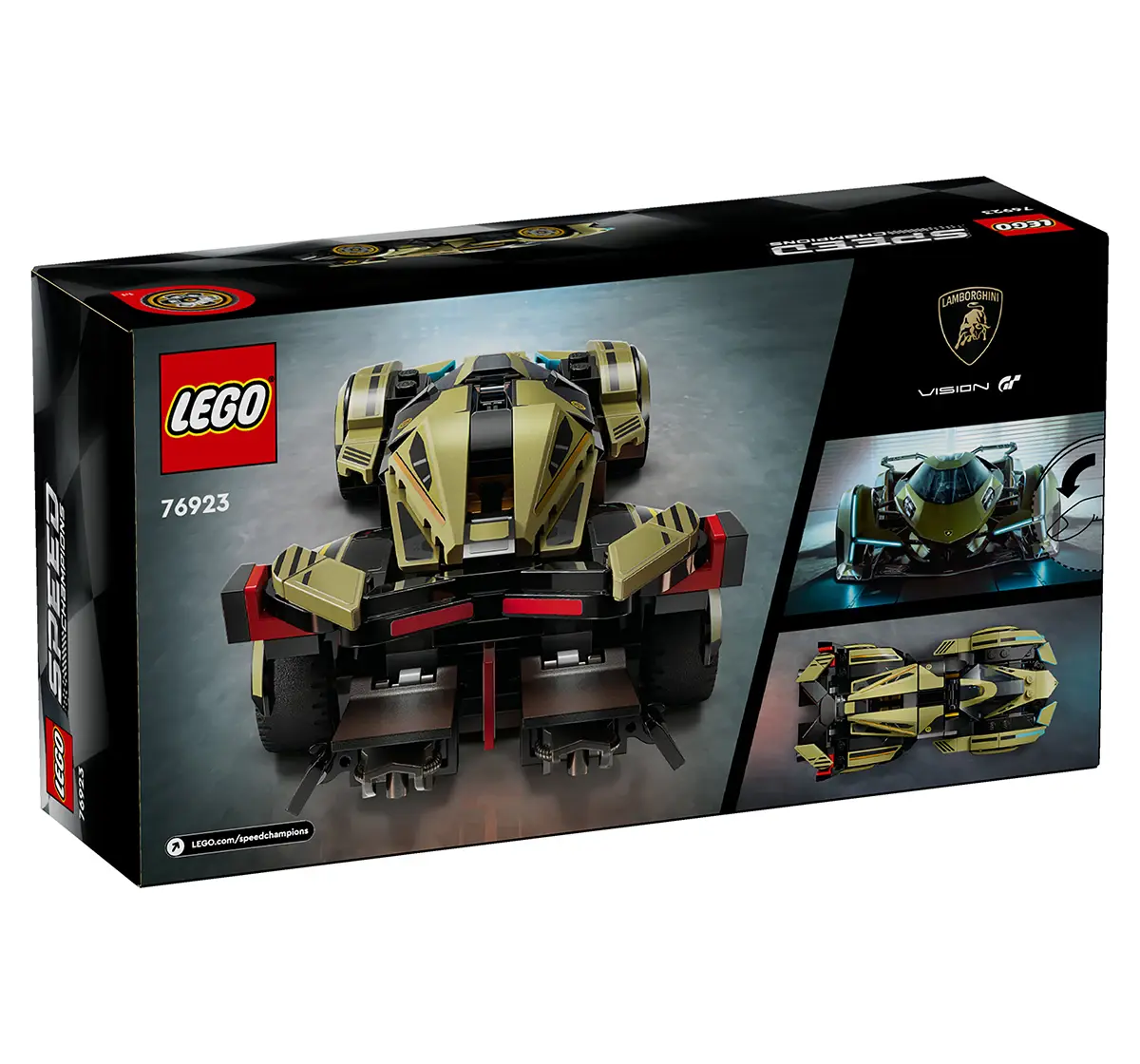 LEGO Speed Champions Lamborghini Lambo V12 Vision Gt Super Car 76923 (230 Pieces)