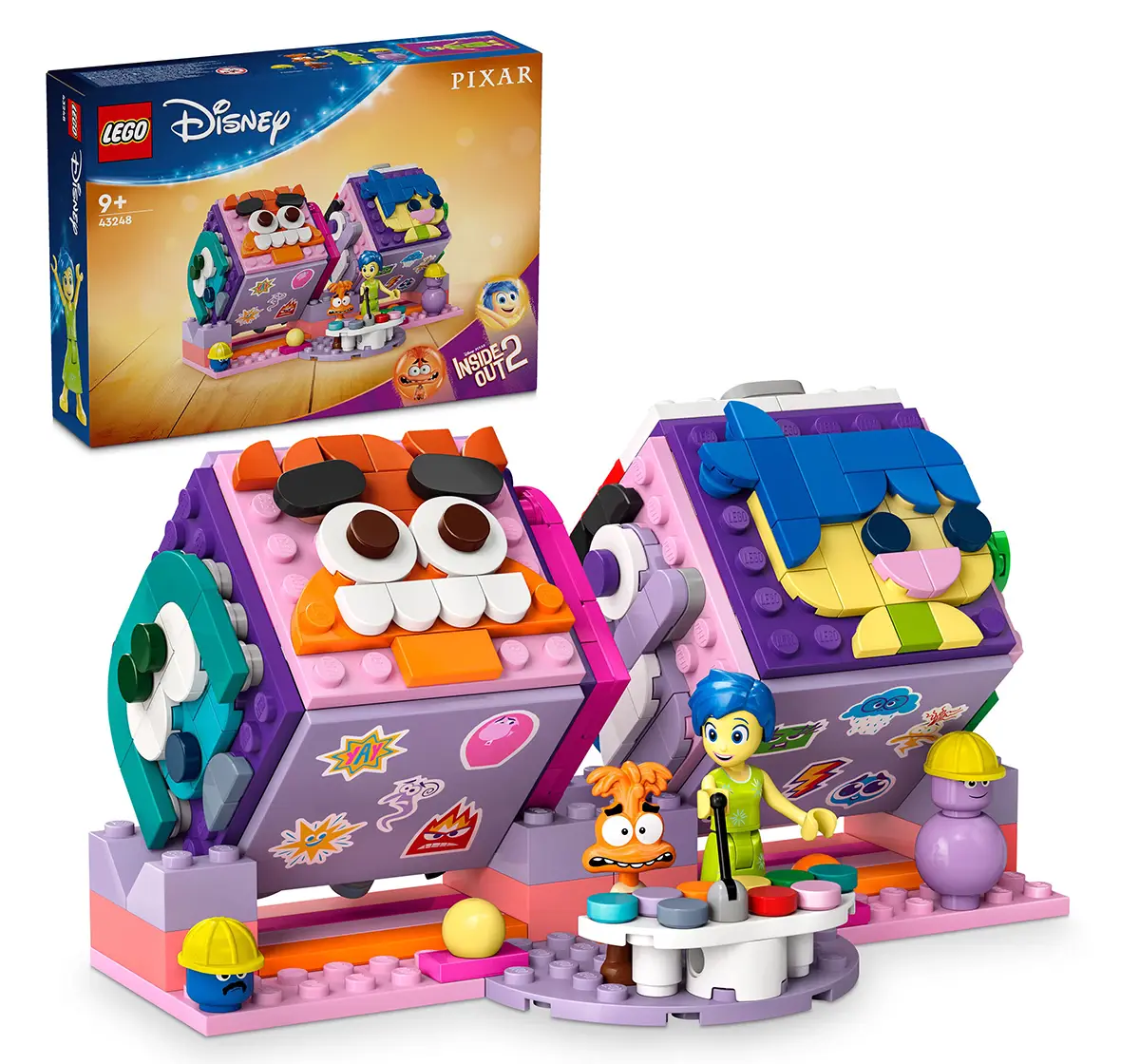 LEGO Disney Inside Out 2 Mood Cubes From Pixar 43248 (394 Pieces)