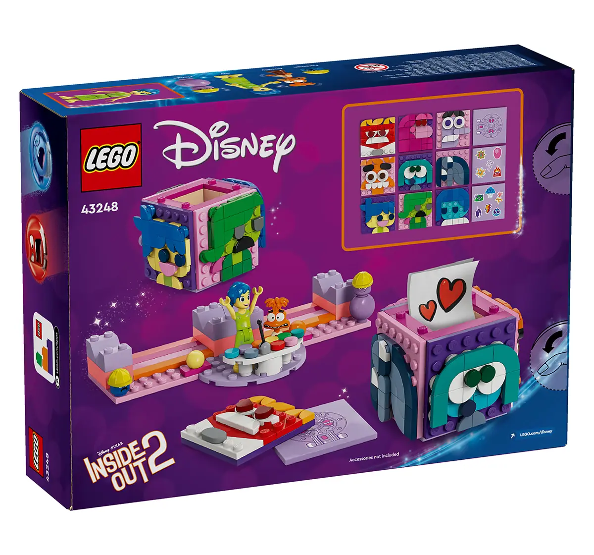 LEGO Disney Inside Out 2 Mood Cubes From Pixar 43248 (394 Pieces)