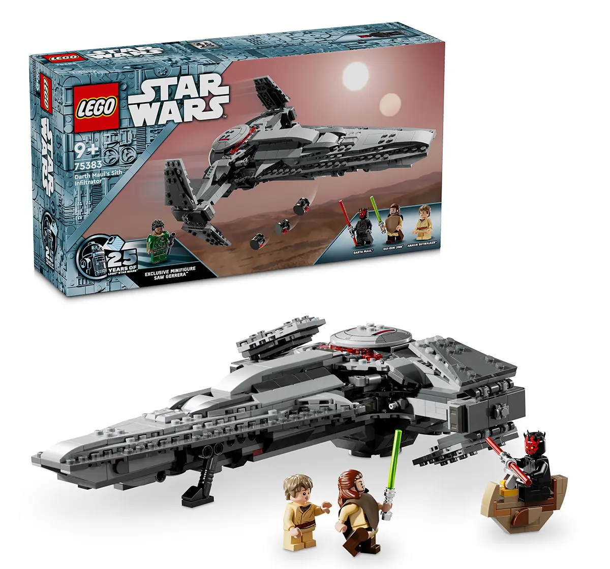 LEGO Star Wars Darth Maul's Sith Infiltrator 75383 (640 Pieces)