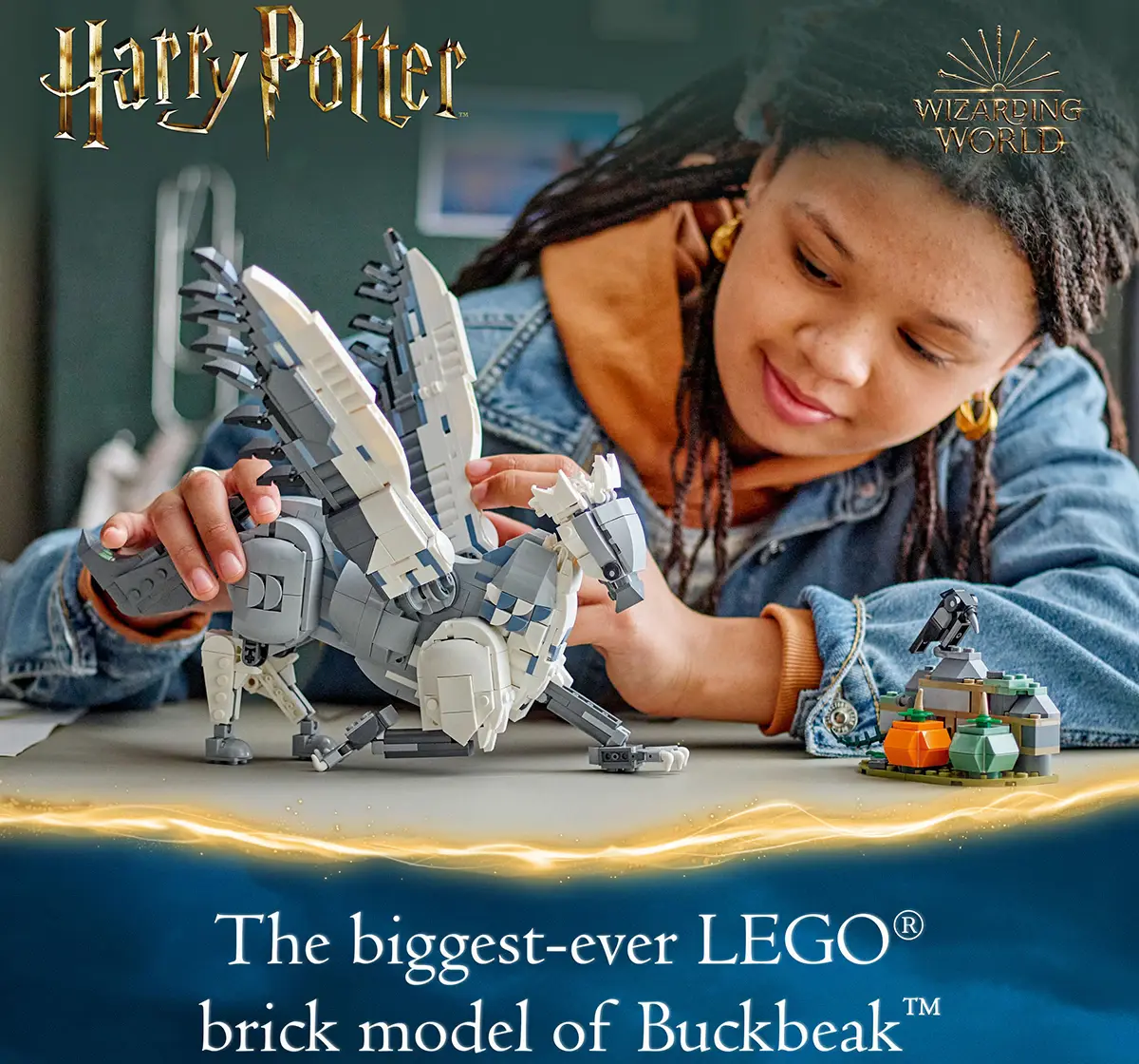 LEGO Harry Potter Buckbeak, Hippogriff Toy 76427 (723 Pieces)