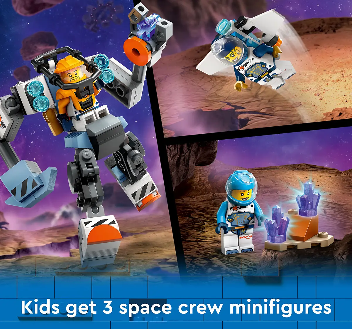 Lego City Space Explorers Pack Kids’ Playset Bundle 60441 (426 Pieces)