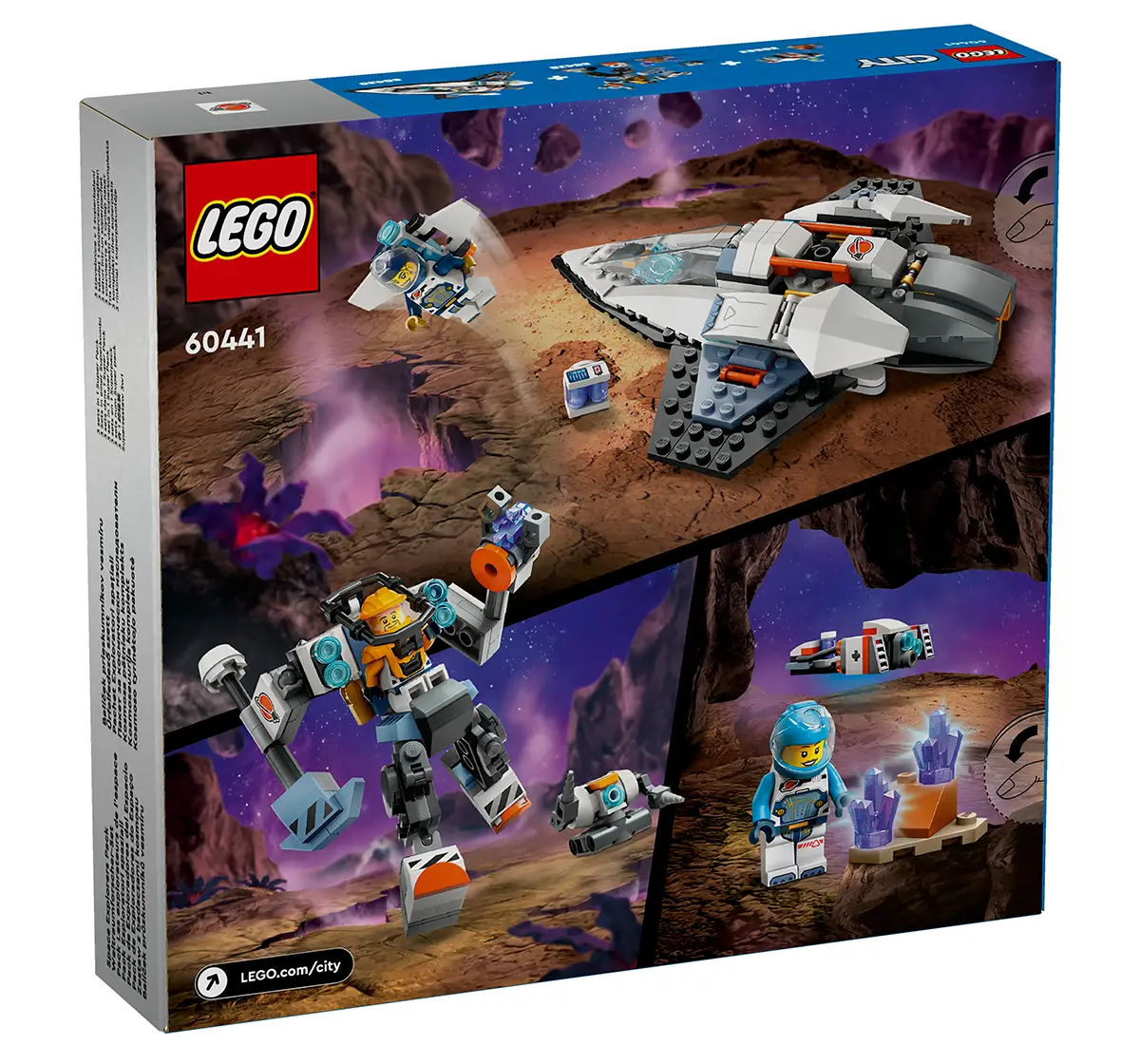 Lego City Space Explorers Pack Kids’ Playset Bundle 60441 (426 Pieces)