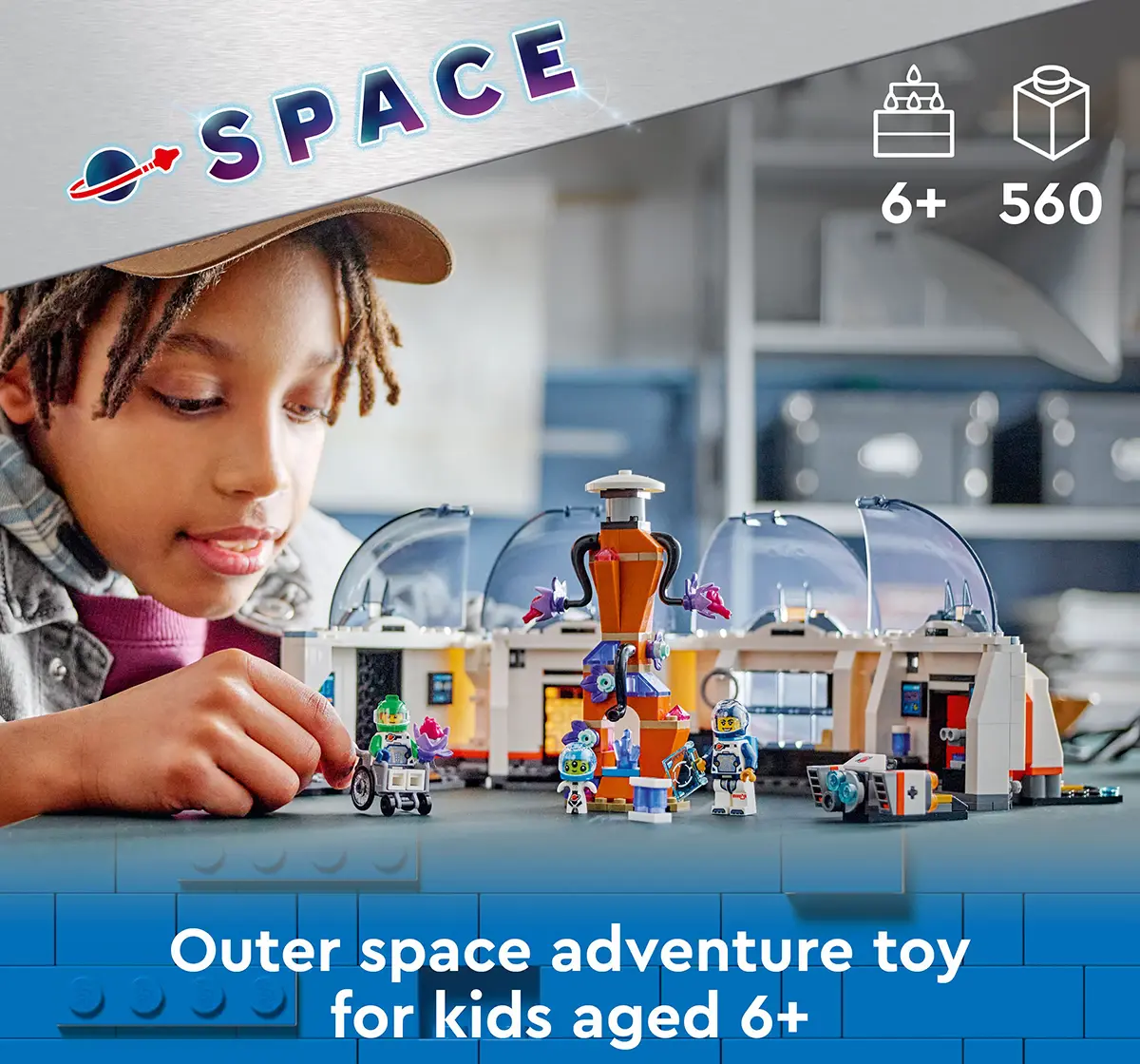 LEGO City Space Science Lab Toy Building Set 60439 (560 Pieces)