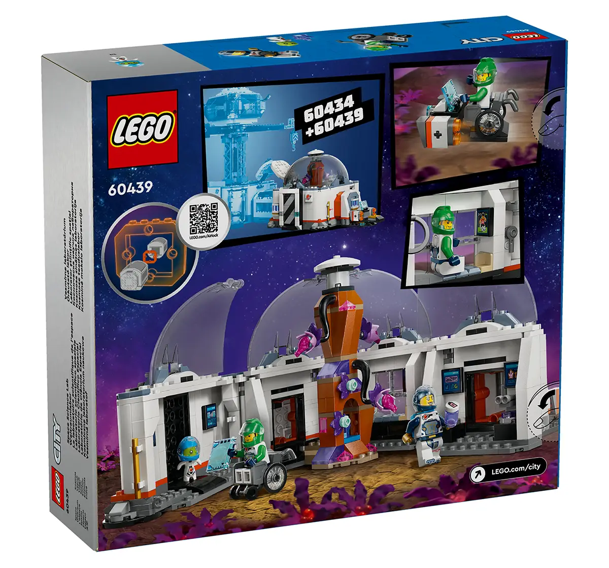 LEGO City Space Science Lab Toy Building Set 60439 (560 Pieces)