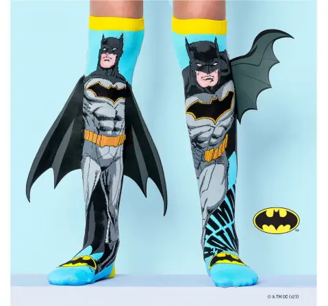 Madmia Batman Socks Multicolour Kids And Adults Size Ages 6-99