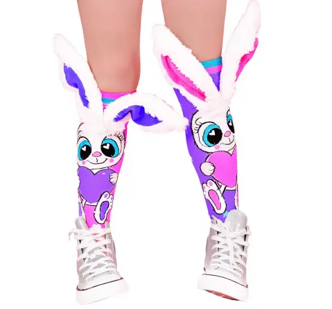 Madmia Funny Bunny Socks Multicolour Toddler Size Ages 3-5