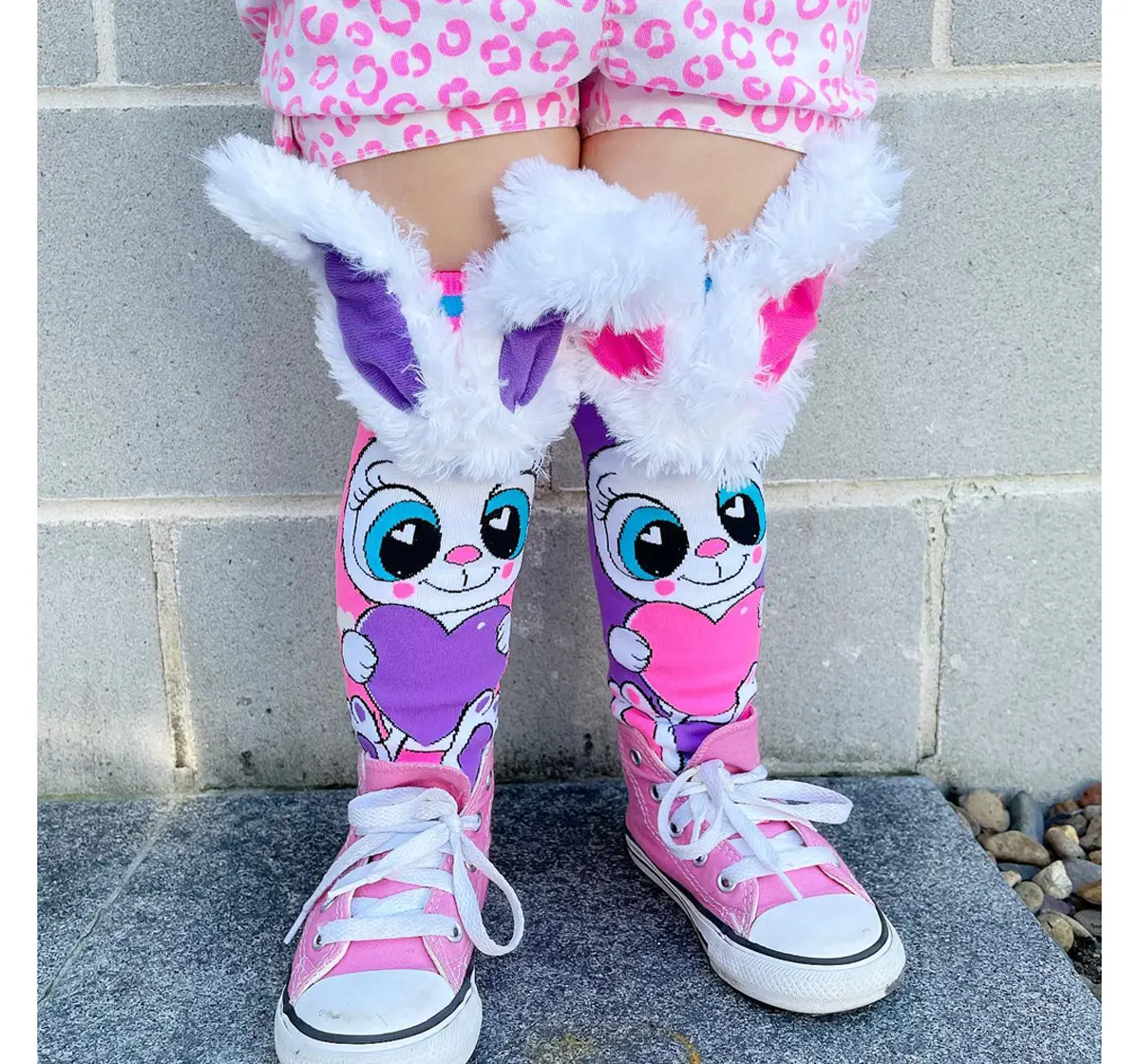 Madmia Funny Bunny Socks Multicolour Toddler Size Ages 3-5