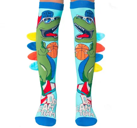 Madmia Dinosaur Socks Multicolour Toddler Size Ages 3-5