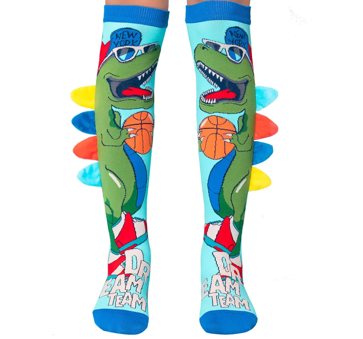 Madmia Dinosaur Socks Multicolour Toddler Size Ages 3-5