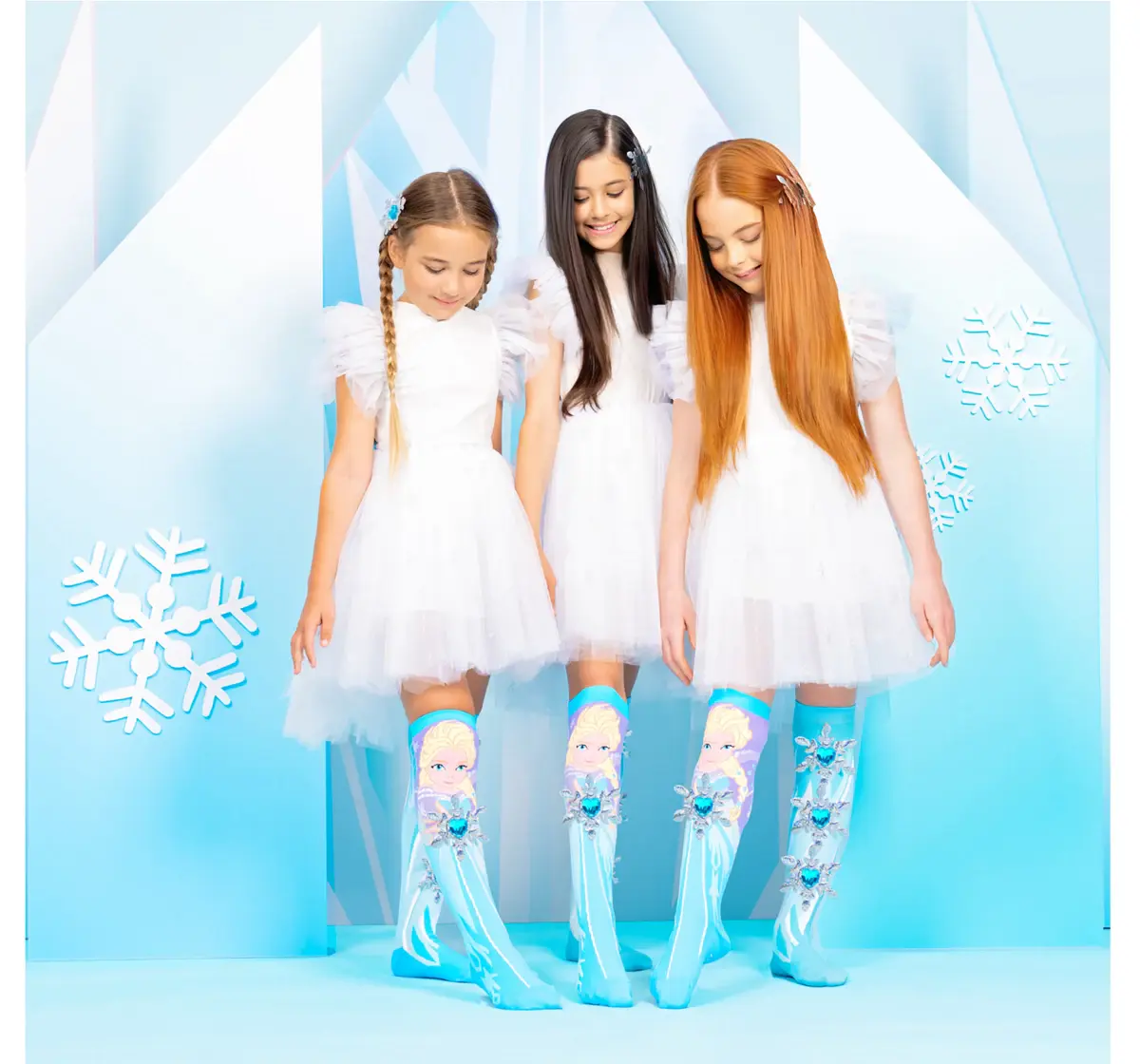 Madmia Frozen Socks Multicolour Kids And Adults Size Ages 6-99