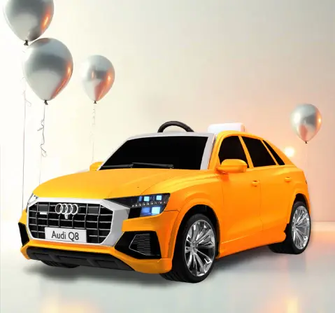 EMotorad Formula Fun AUDI Q8 TOY CAR (Orange), 3Y+