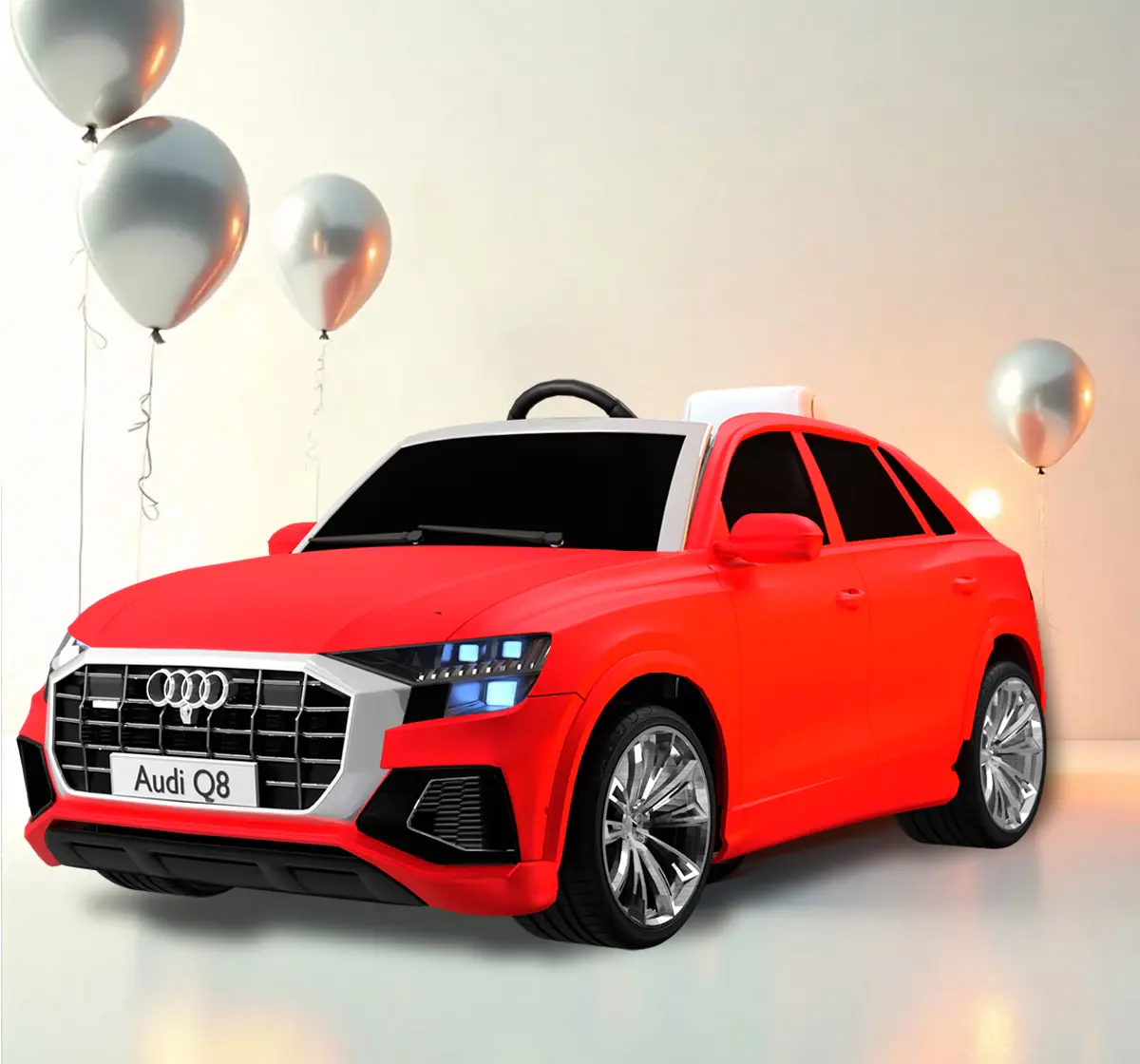 EMotorad Formula Fun AUDI Q8 TOY CAR (Red), 3Y+