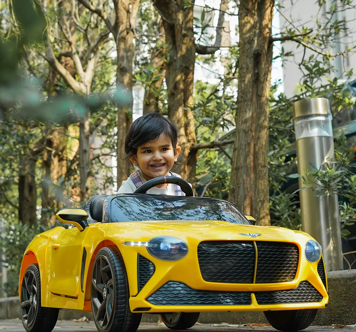 EMotorad Formula Fun BENTLEY BACALAR TOY CAR (Yellow), 3Y+