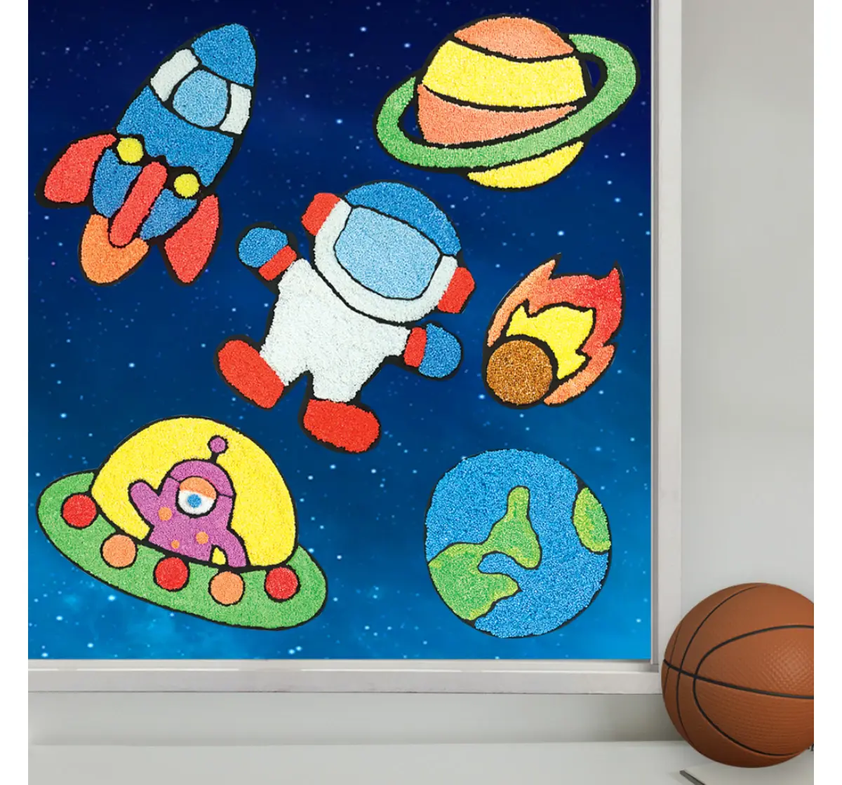 Imagimake Clay Stickers - Space Adventure, 3Y+