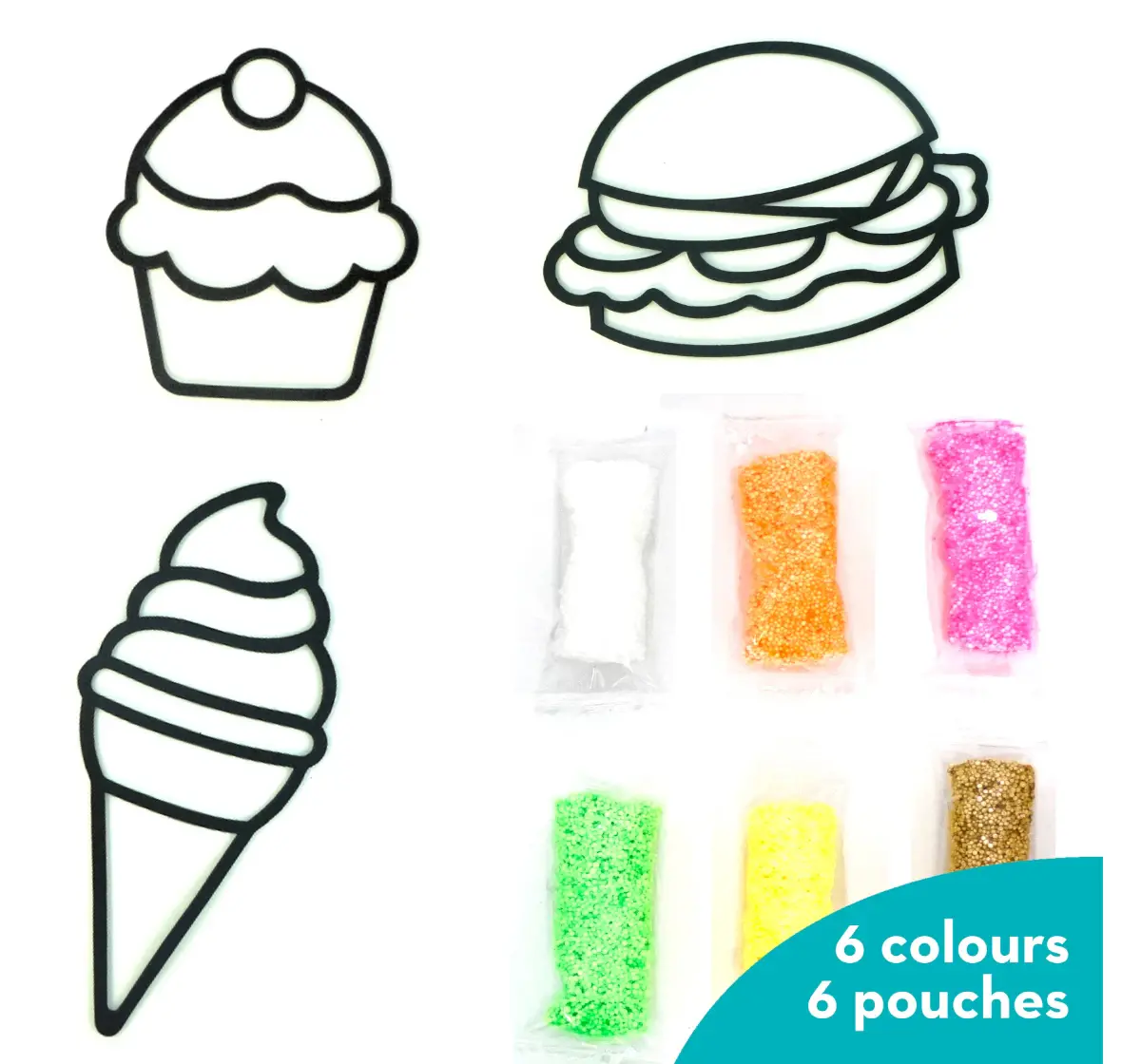 Imagimake Clay Sticker - Yummy Treats, 3Y+